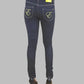 Dopamine Jeans yellow Skinny are Dark wash jeans with practically no fading