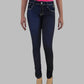 Dopamine Jeans yellow Skinny are Dark wash jeans with practically no fading