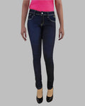 Dopamine Jeans yellow Skinny are Dark wash jeans with practically no fading