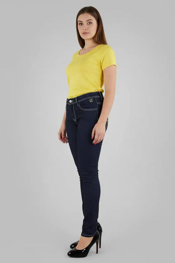 Dopamine Jeans yellow Skinny