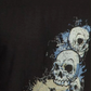 Gothic Punk Rock Skull print Graphic Tee