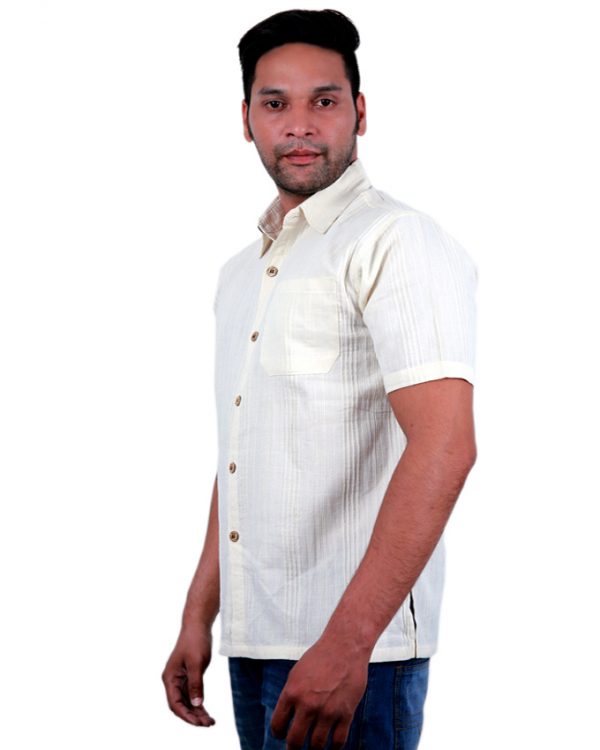 Men’s 100% Hand Loom Camp Shirt