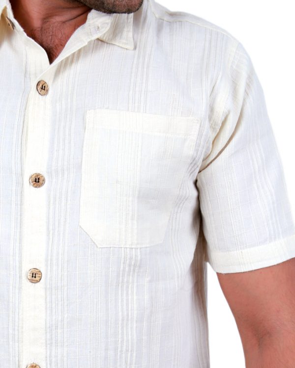 Men’s 100% Hand Loom Camp Shirt