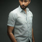 Light Blue Irish Linen Shirt