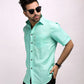 Mint Green Irish Linen Shirt