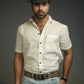 White Irish Linen Shirt