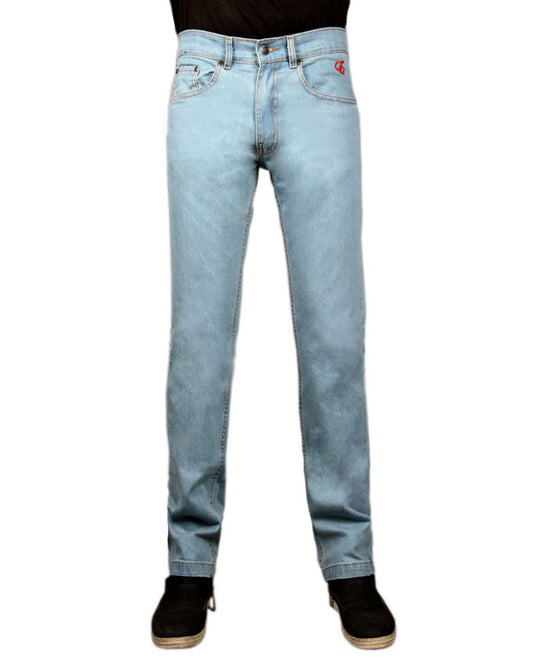 Ice Blue Comfort Denim Slim Fit Jeans