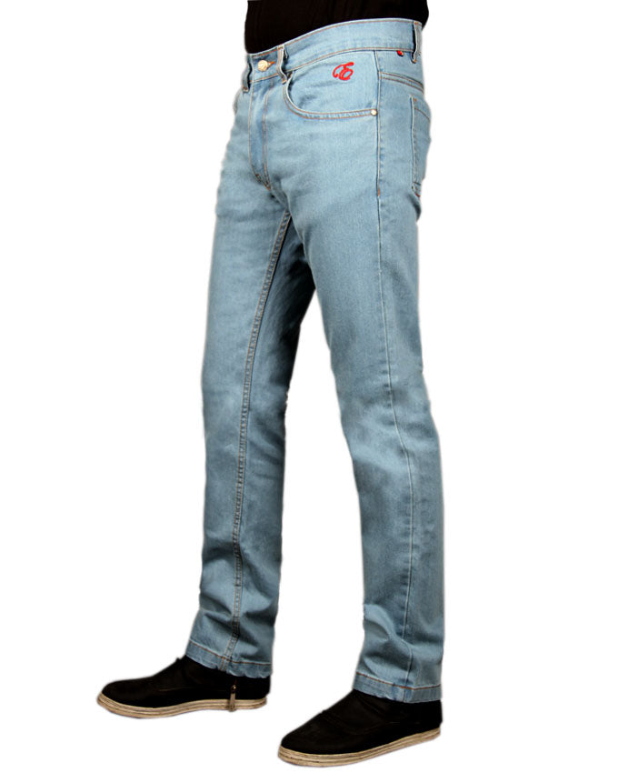 Ice Blue Comfort Denim Slim Fit Jeans