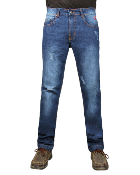 Men’s Medium Blue Comfort Denim Slim Fit Jeans