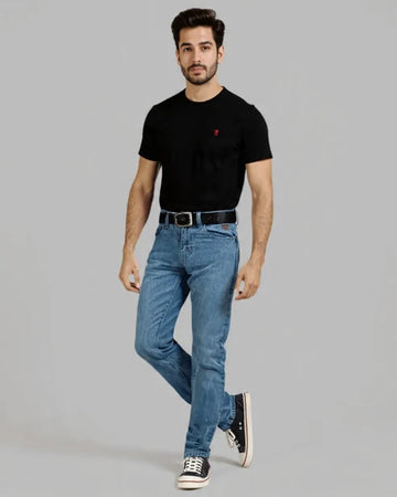 Men’s Classic Cut Denim Jeans – Ice Blue, Medium Blue & Midnight Blue | Element Jeans Co.