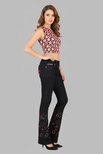 BUBBLY BOOT CUT JEANS