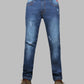 Men’s Medium Blue Comfort Denim Slim Fit Jeans with accent logo embroidery on pocket facing, Embossed metal tab on the waistband at the back of the garment. Embossed Shank button & rivets. Men’s Medium Blue Comfort Denim Slim Fit Jeans are a stylish and comfortable option for those who want a pair of jeans that are both versatile and easy to wear. 
