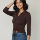 Modified Knit Shirt with Tie up