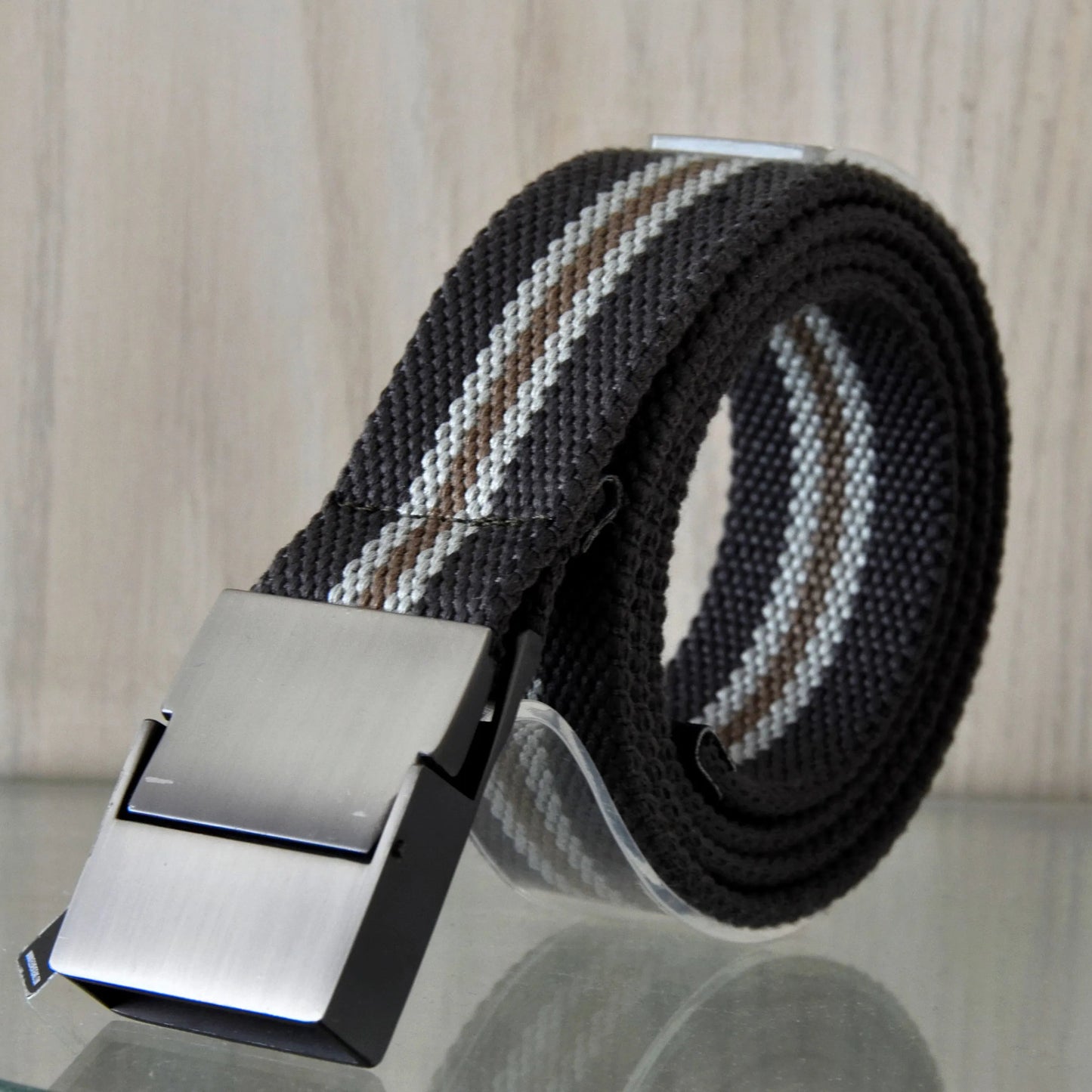 OLIVE & FAWN CANVAS BELT