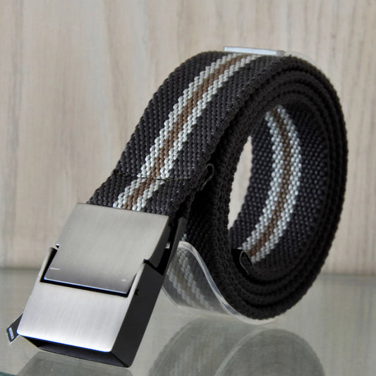 OLIVE & FAWN CANVAS BELT