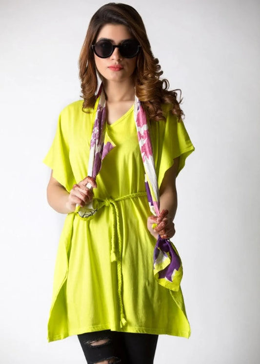 Poncho Top with Braided Tie – Breezy & Stylish