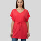 Poncho Top with Braided Tie – Breezy & Stylish