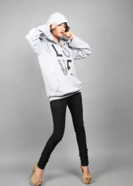 Embrace the chilly season with this wardrobe essential that seamlessly blends fashion and warmth. Crafted from premium fleece fabric, this pullover hoodie is a soft and snug haven on crisp winter days. The plush interior provides an extra layer of insulation