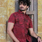 Young Men’s Short Sleeves Denim Shirt