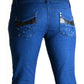 Mid Blue Skinny Jeans with Pin tucks Limited Edition