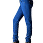 Mid Blue Skinny Jeans with Pin tucks Limited Edition