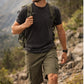 Olive Color Twill Cargo Shorts