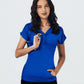 Women’s Braided Royal Blue Knit Top – Elegant & Modern Style