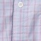 Light Blue Cotton Shirt With Micro Check Design