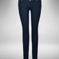 Dark Blue low rise Skinny Jeans with tonal stitching