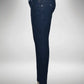 Midnight Blue mid rise Skinny Jeans with tonal stitching