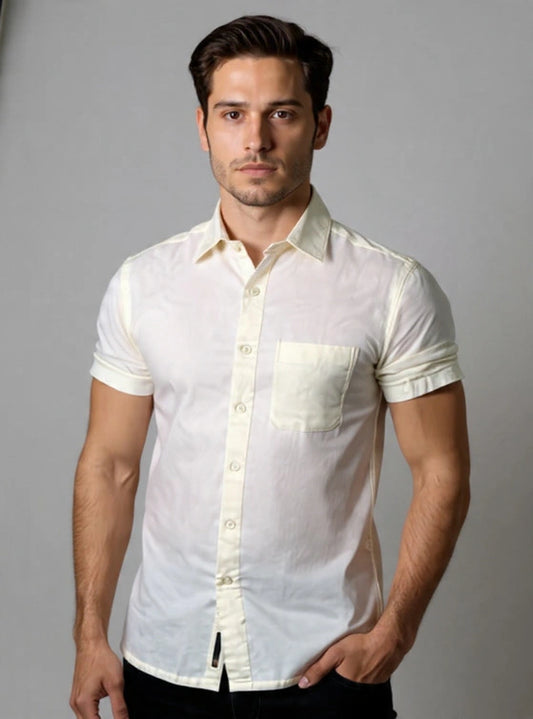 Men’s Hand Loom Short Sleeves Shirt