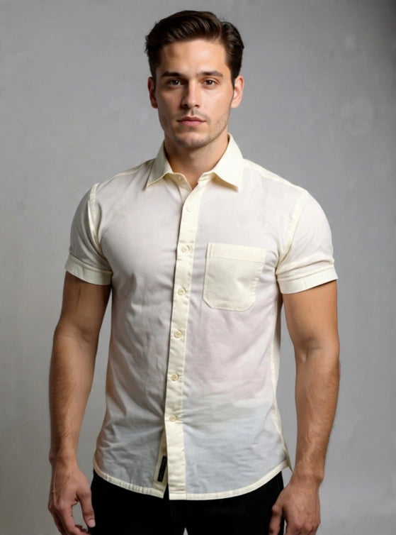 Men’s Hand Loom Short Sleeves Shirt