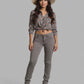 Gray Coloured mid-rise Skinny Jeans