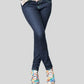 Dopamine Jeans green Skinny are Dark wash jeans with practically no fading