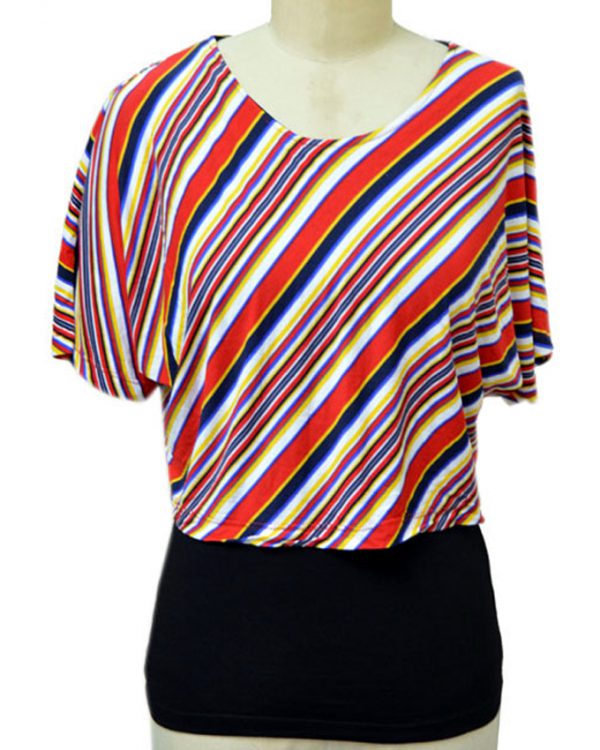Multi Colour Stripe women’s knit Top