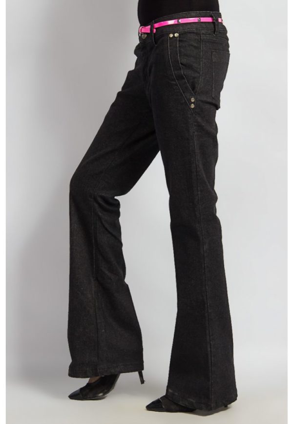 Black Flared Jeans