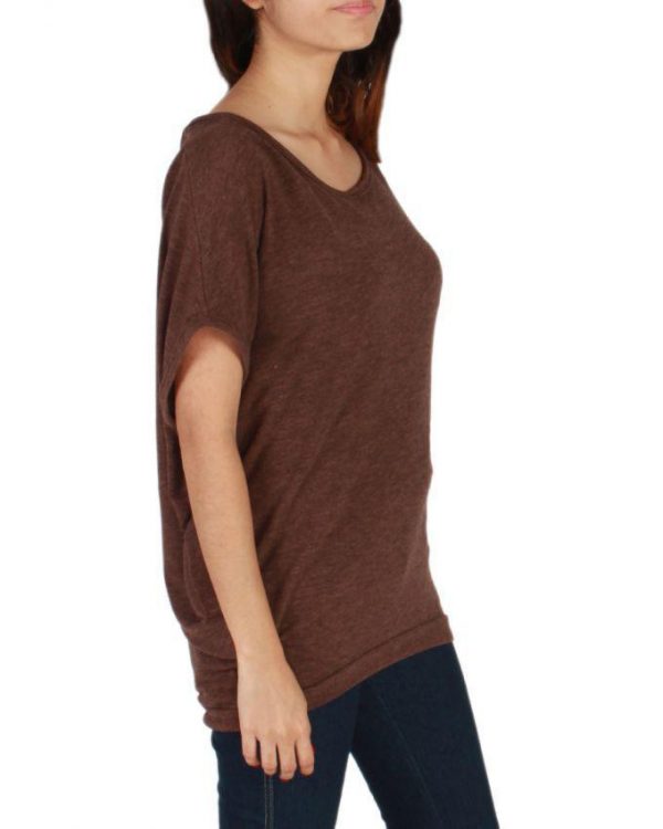 Women’s Brown Sweater Kint Top