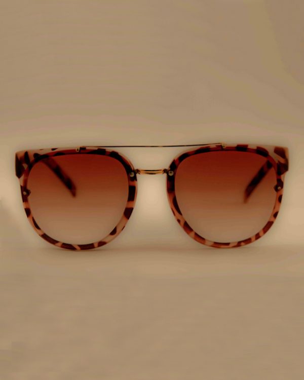 Brown Unisex Tortoise Shell Frame With Brown Polarized Lens
