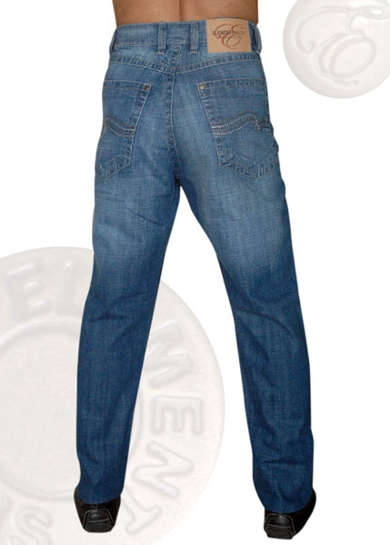 Men’s Mid Blue Relaxed Fit Jeans